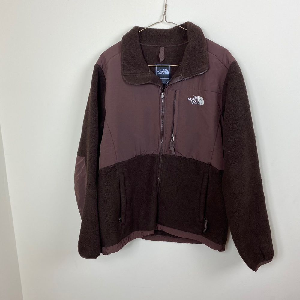 💖Women’s brown fleece North face jacket